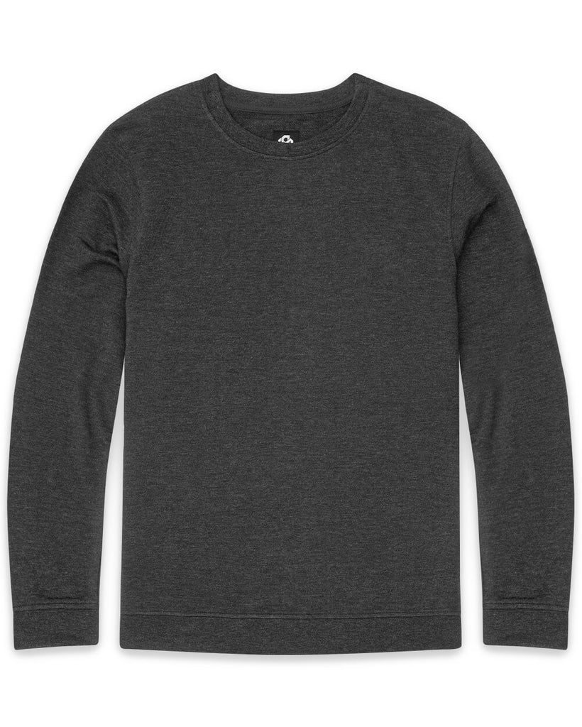 Crewneck Sweatshirt - Non-Branded-Charcoal-Front