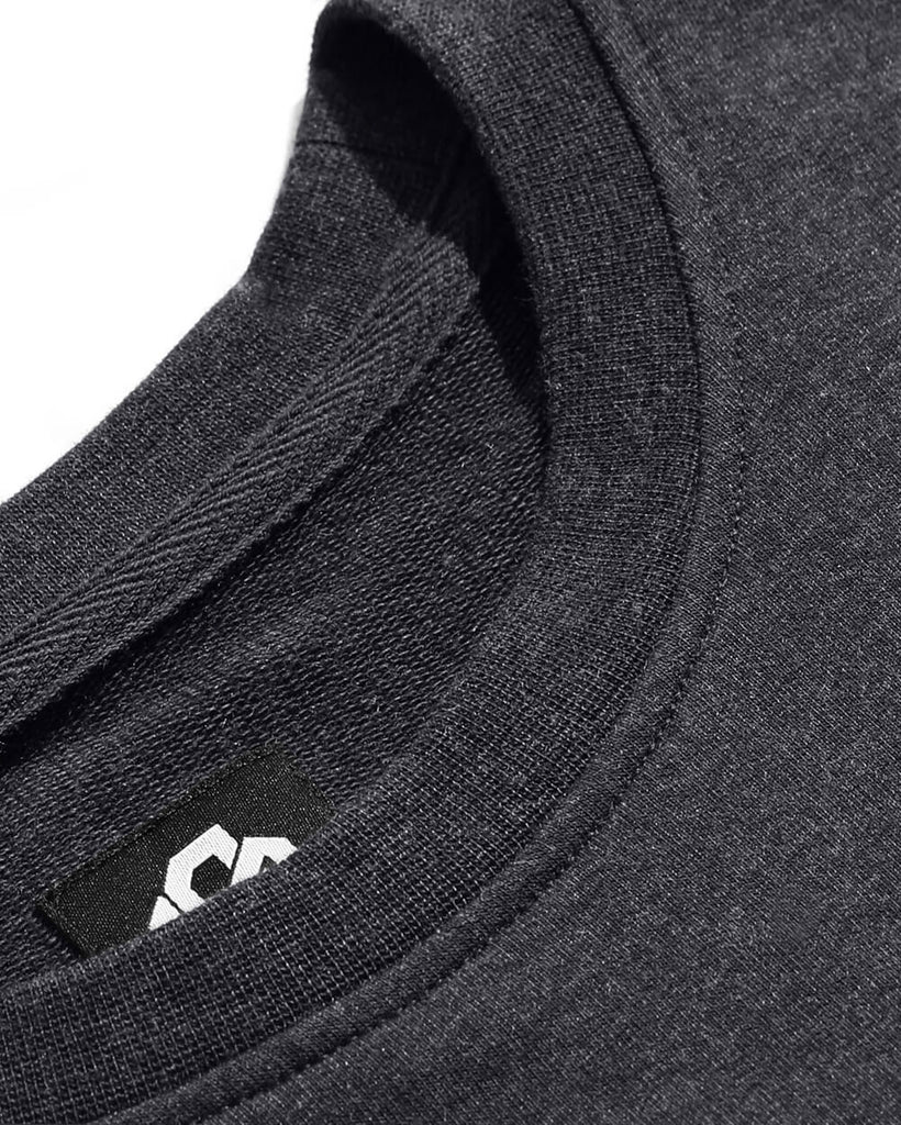 Crewneck Sweatshirt - Non-Branded-Charcoal-Detail
