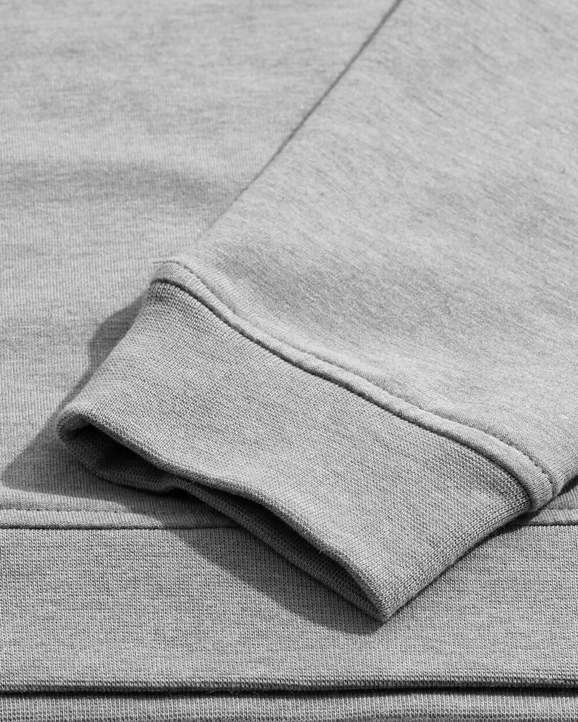 Crewneck Sweatshirt - Branded-Grey-Detail 3