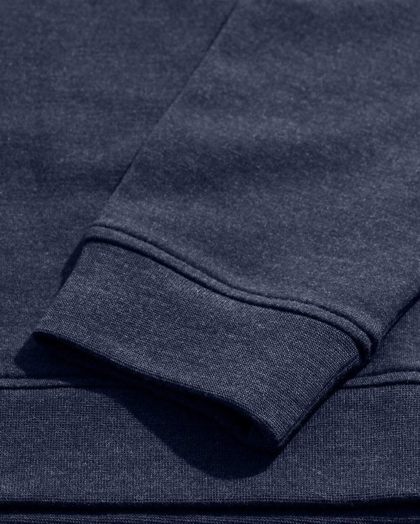 Crewneck Sweatshirt - Non-Branded-Navy-Detail 3