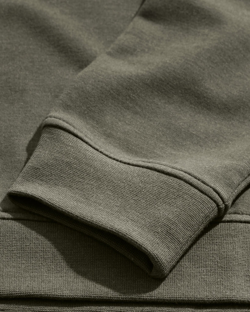 Crewneck Sweatshirt - Non-Branded-Olive Green-Detail 3