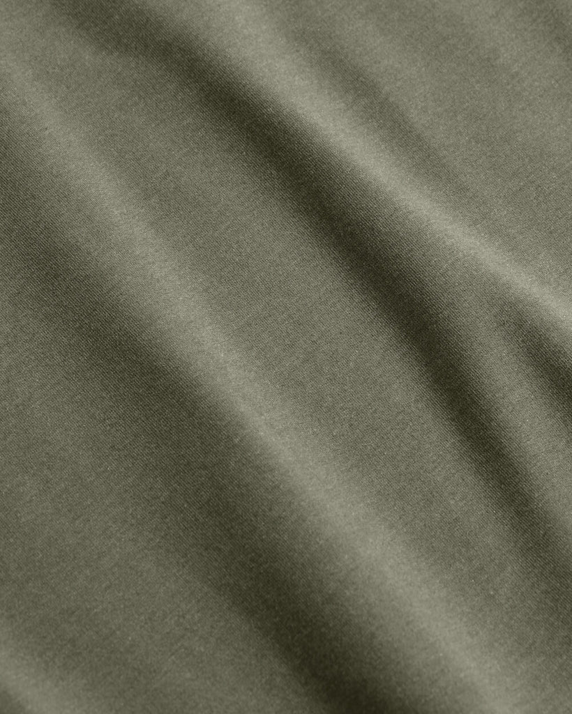 Crewneck Sweatshirt - Non-Branded-Olive Green-Detail 2