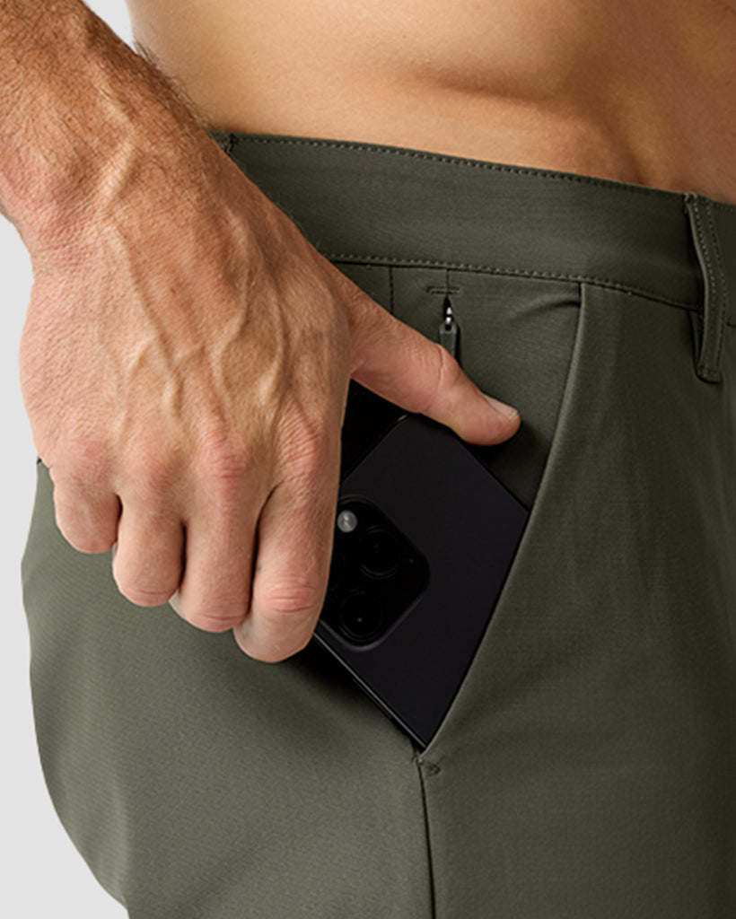Daily Shorts-Dark Olive-7"-Plus-Detail 1--Ross---40