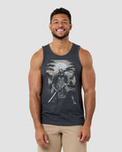 Dark Samurai Tank-Charcoal-Regular-Front--Nico---L