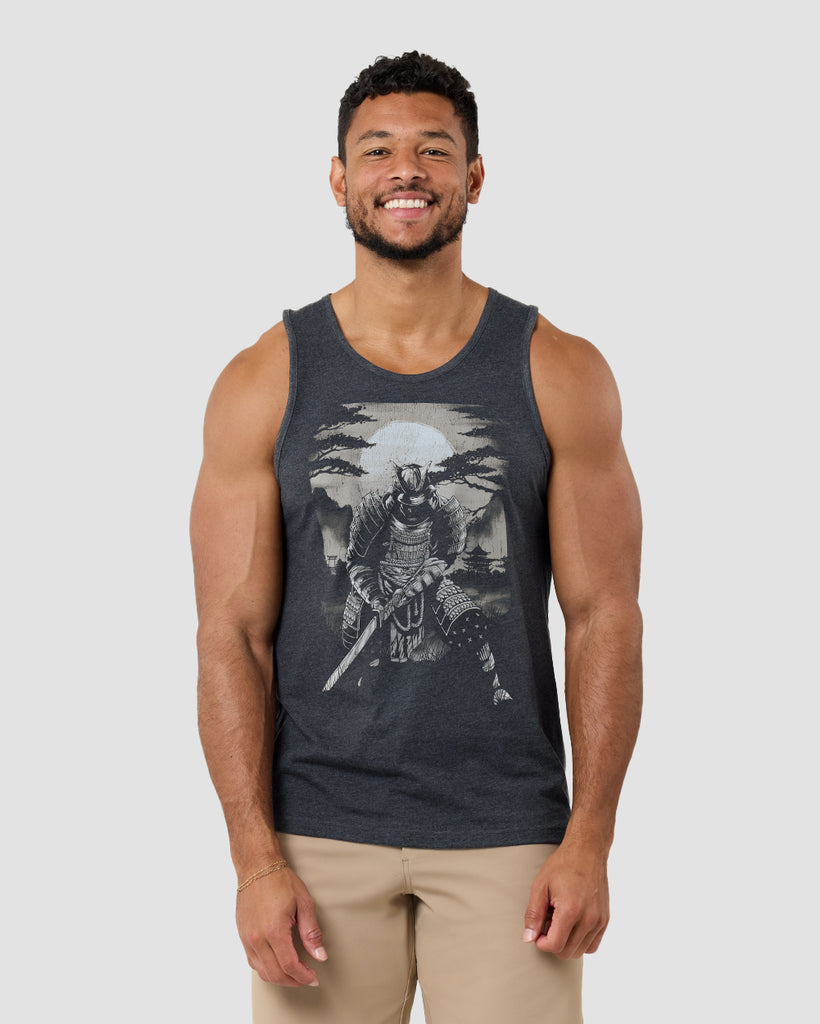 Dark Samurai Tank-Charcoal-Regular-Front--Nico---L