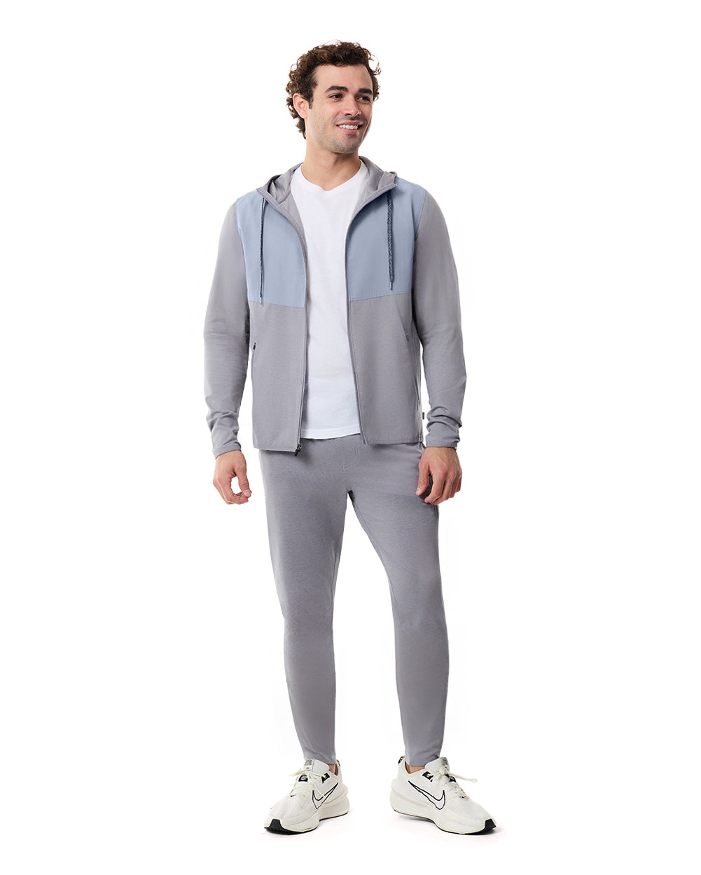Daybreak Performance Jacket - Non-Branded-Grey-Regular-Full--Model---L