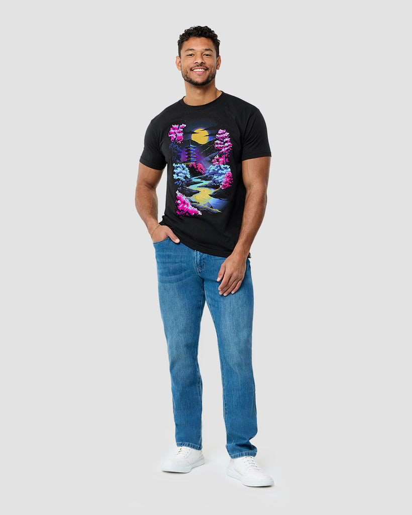 Enchanted Bloom Tee-Black-Regular-Full--Nico---L