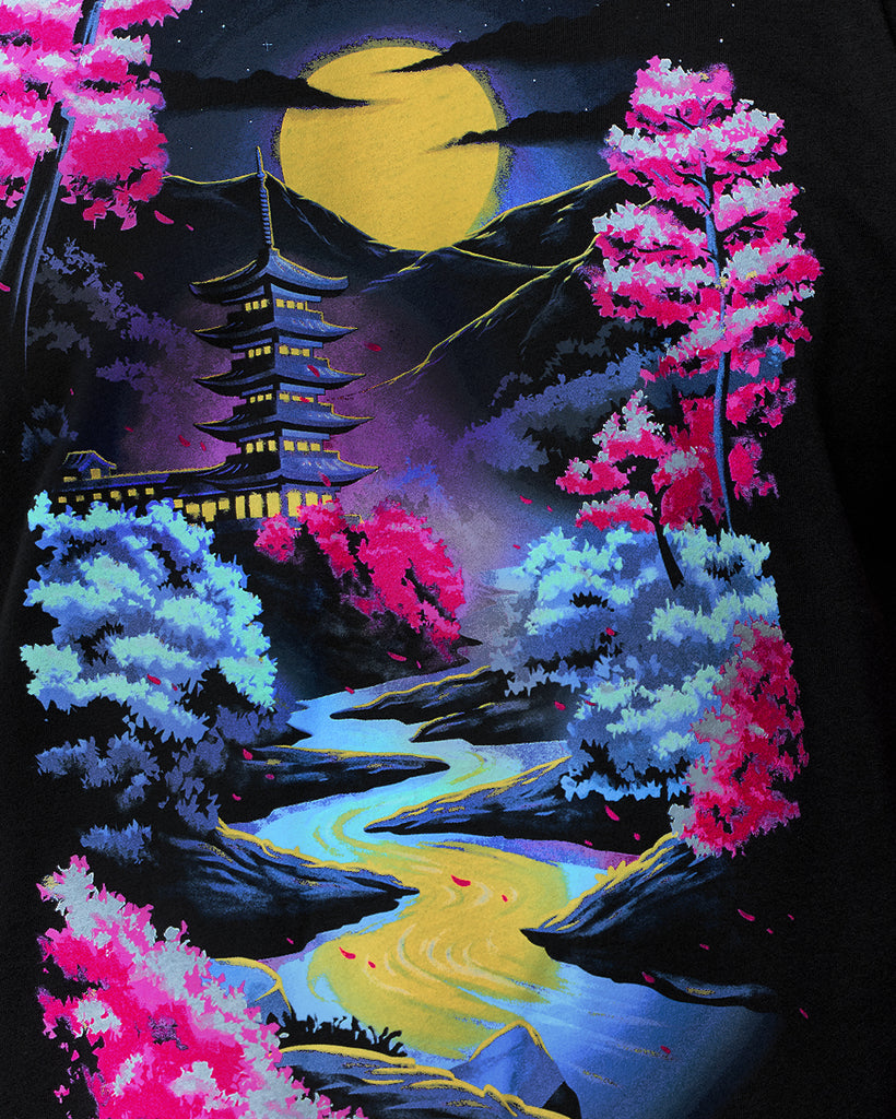 Enchanted Bloom Tee-Black-Regular-Detail--Nico---L