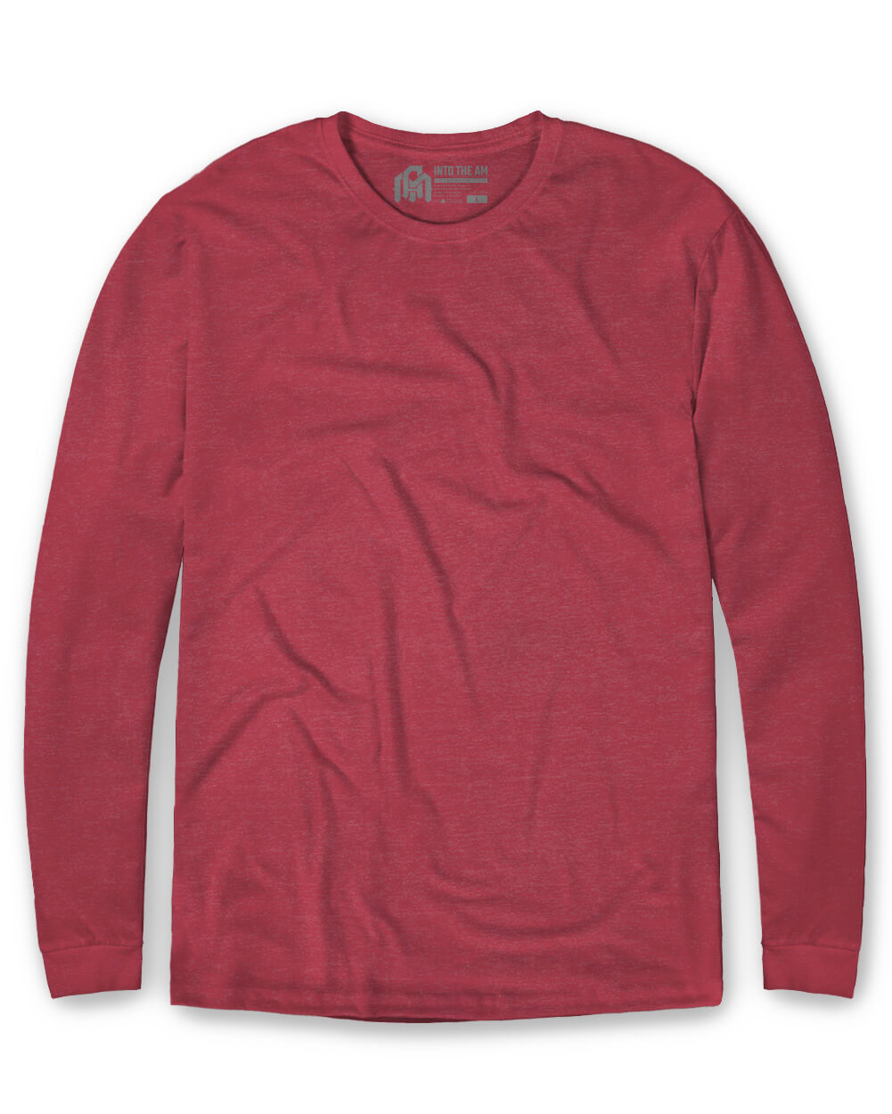 Long Sleeve Tee - Non-Branded-Cardinal-Regular-Mock--Model---L