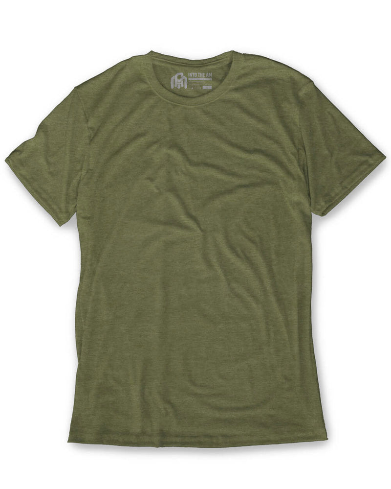 Basic Tee - Non-Branded-Olive Green-Front