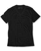 V-Neck Tee - Non-Branded-Black-Mock--Model---M-Regular