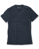 V-Neck Tee - Non-Branded-Navy-Mock--Model---M-Regular