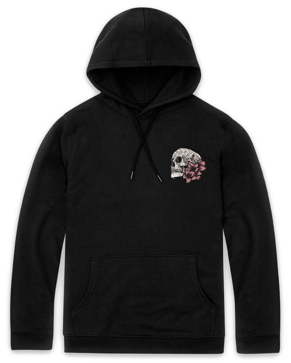 Eternal Blossom Hoodie-Black-Regular-Mock-L