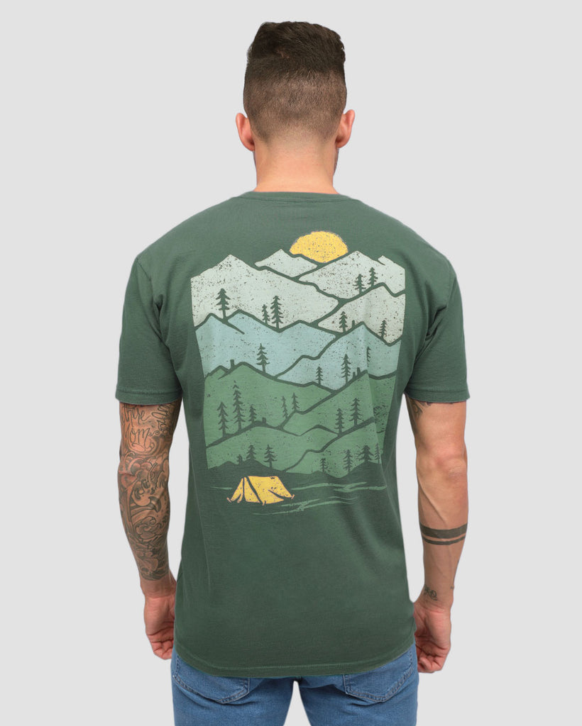 Evergreen Vintage Tee-Vintage Royal Pine-Back--Zach---L