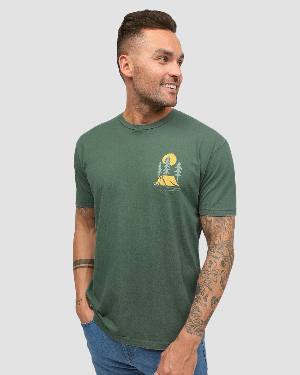 Evergreen Vintage Tee – INTO THE AM