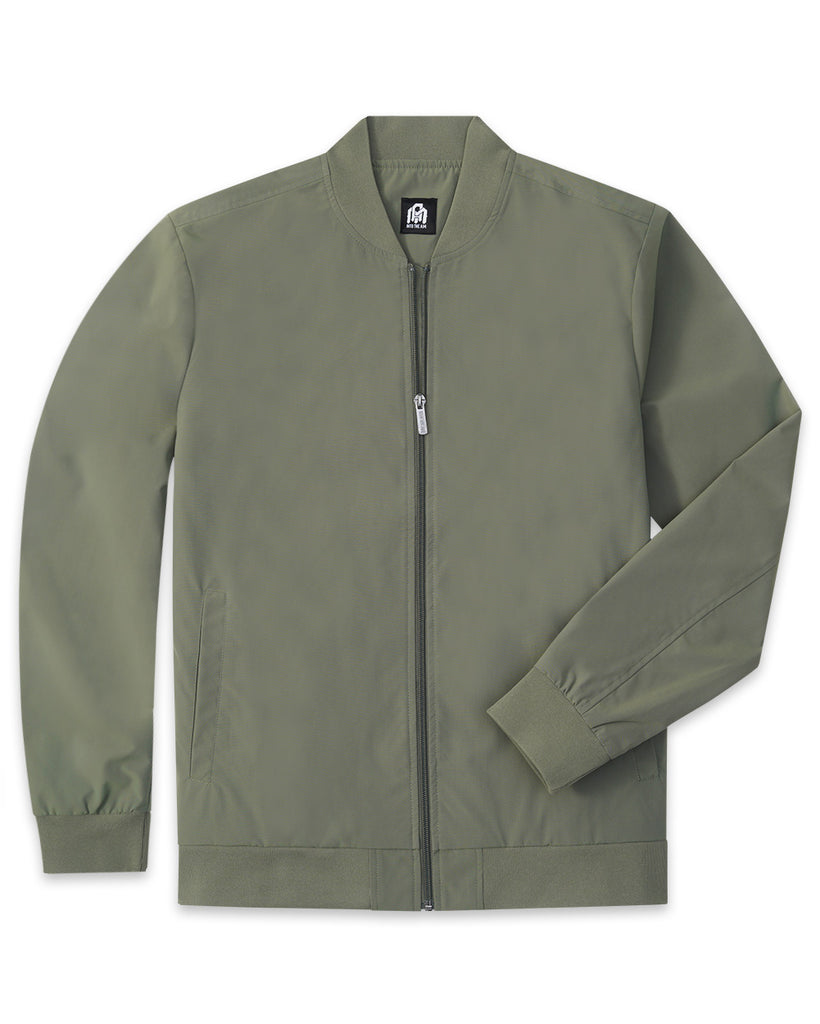 Everyday Bomber-Olive Green-Front