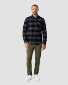 Fairbanks Flannel-Black/Dark Charcoal-Regular-Full--Zac---L