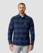 Fairbanks Flannel-Navy-Regular-Front--Zac---L