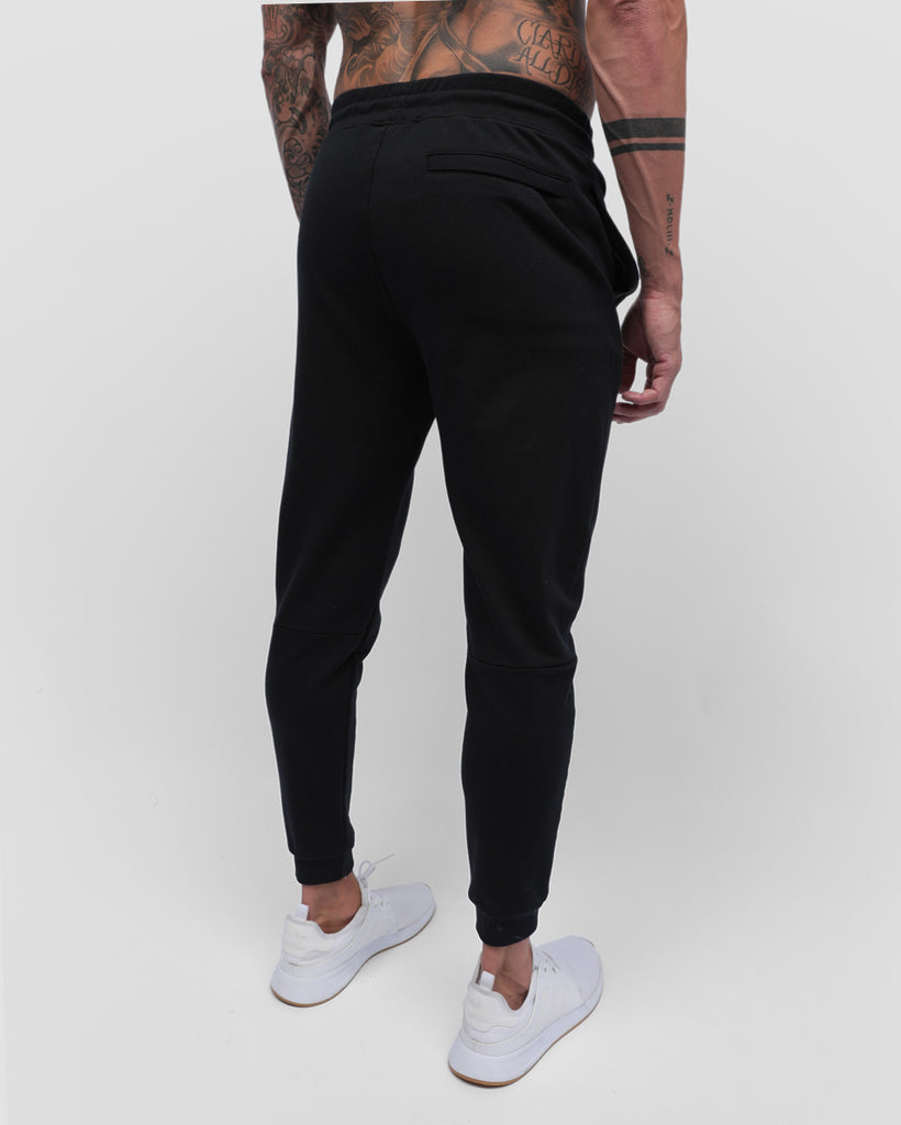 Fleece Joggers - Non-Branded-Black-Back--Zach---L