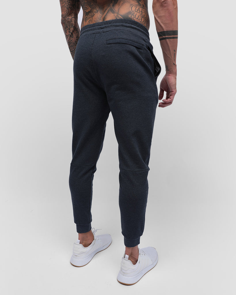 Fleece Joggers - Non-Branded-Navy-Back--Zach---L