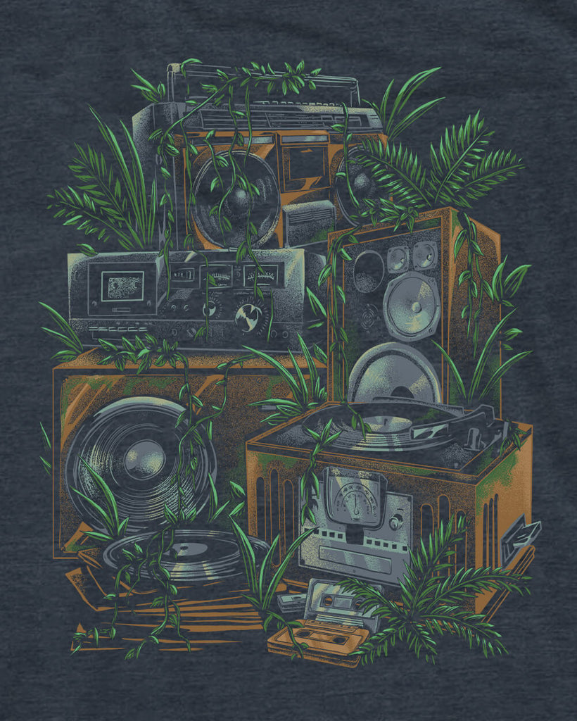 Forest Frequency Tee-Navy-Regular--Swatch--Clayton---M