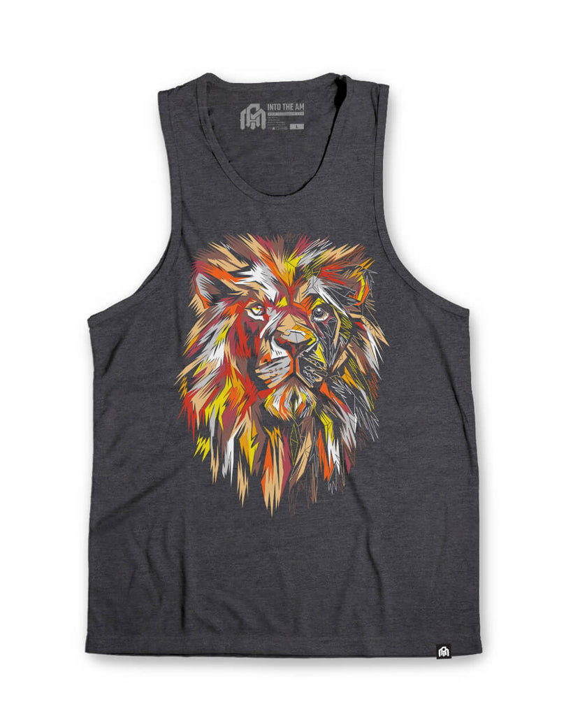 Fractal Beast Tank-Charcoal-Front