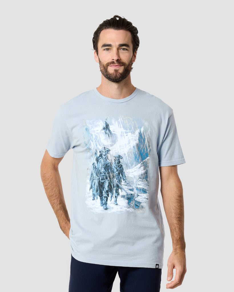 Frozen Plunder Vintage Tee-Vintage Stonewash Denim-Regular-Front--Clayton---M