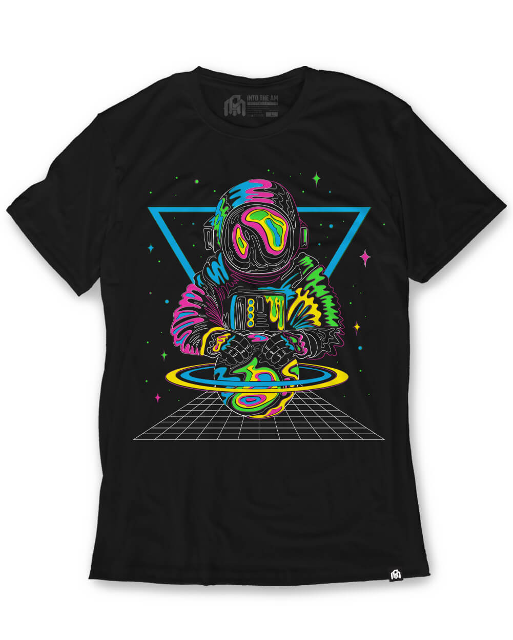 Galactic Control Tee-Black-Front