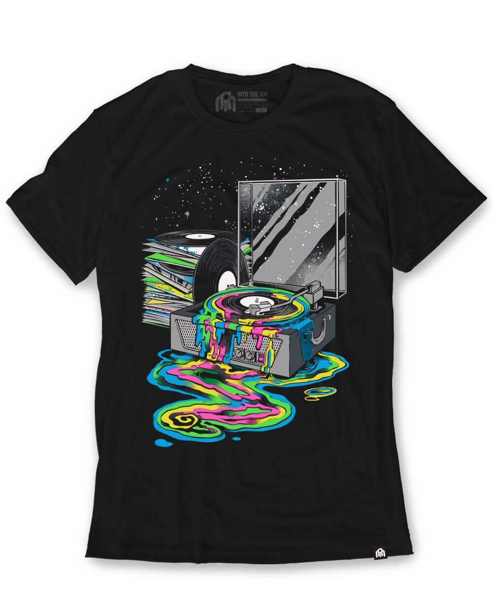 Galactic Grooves Tee-Black-Front