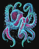 Gleaming Octo Glow-in-the-Dark Tank-Black-Regular-Swatch--Model---L