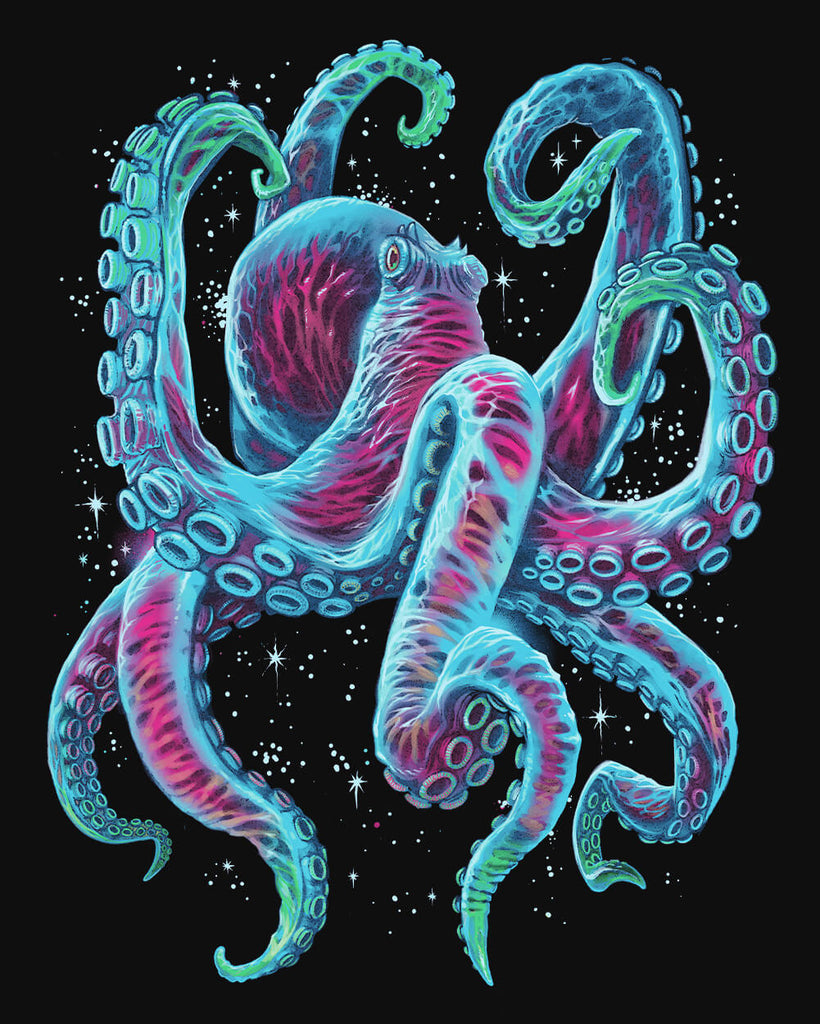 Gleaming Octo Glow-in-the-Dark Tee-Black-Regular-Swatch--Tom---M