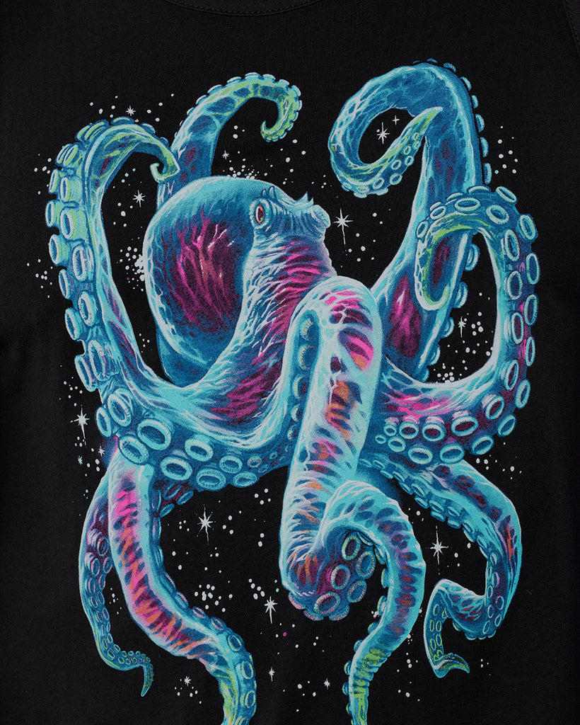 Gleaming Octo Glow-in-the-Dark Tank-Black-Regular-Detail--Nico---L