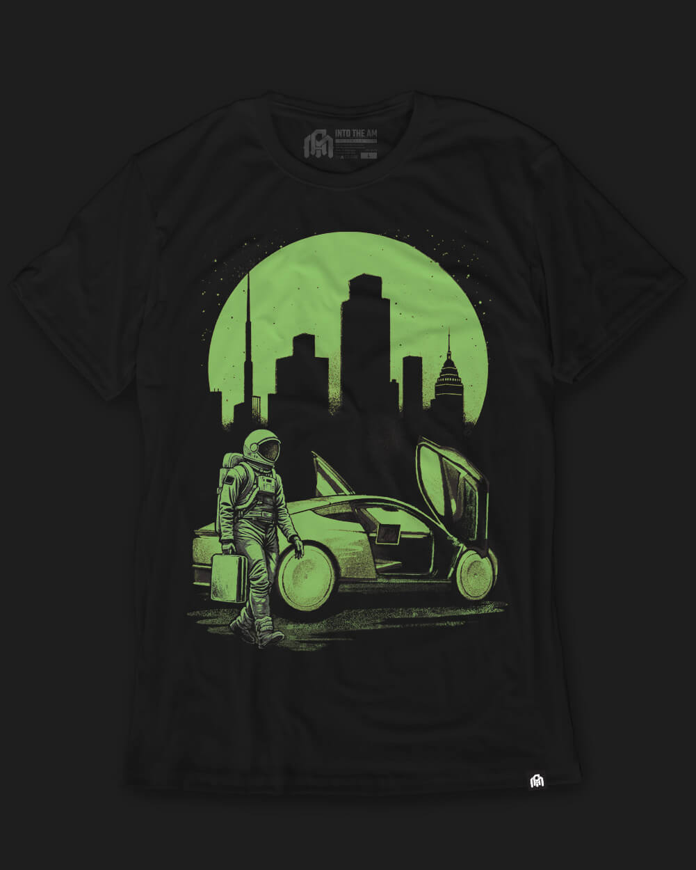 Golden Transit Glow-in-the-Dark Tee-Black-Regular-Glow--Model---L