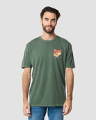 Golden Reflections Vintage Tee-Vintage Royal Pine-Regular-Front--Clayton---M