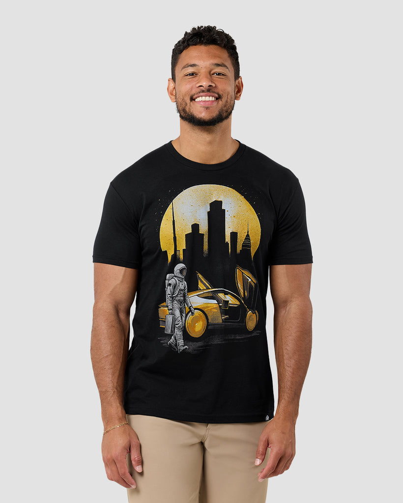Golden Transit Glow-in-the-Dark Tee-Black-Regular-Front--Nico---L
