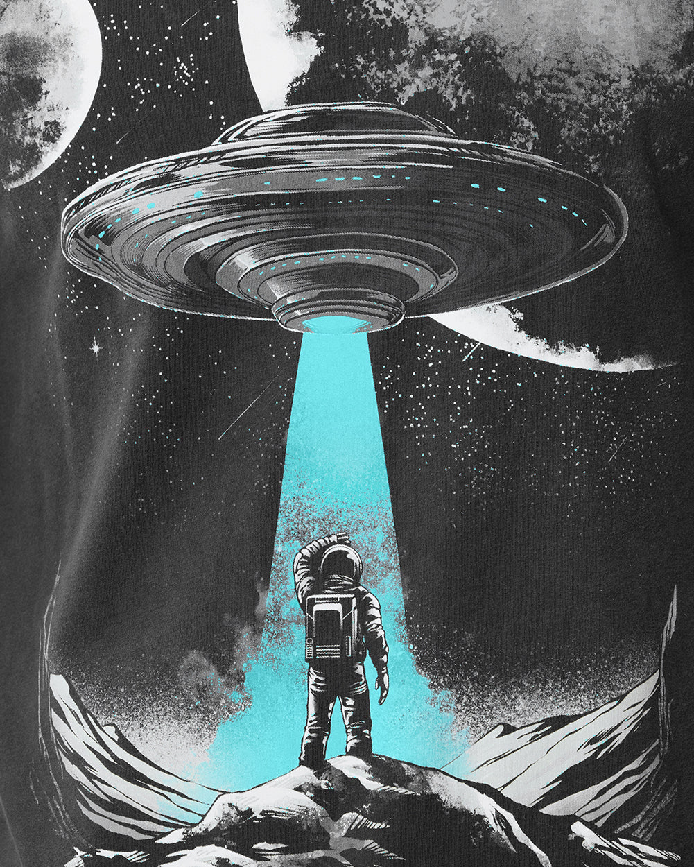 Cosmic Arrival Vintage Tee-Vintage Graphite Black-Regular-Macro--Model---L