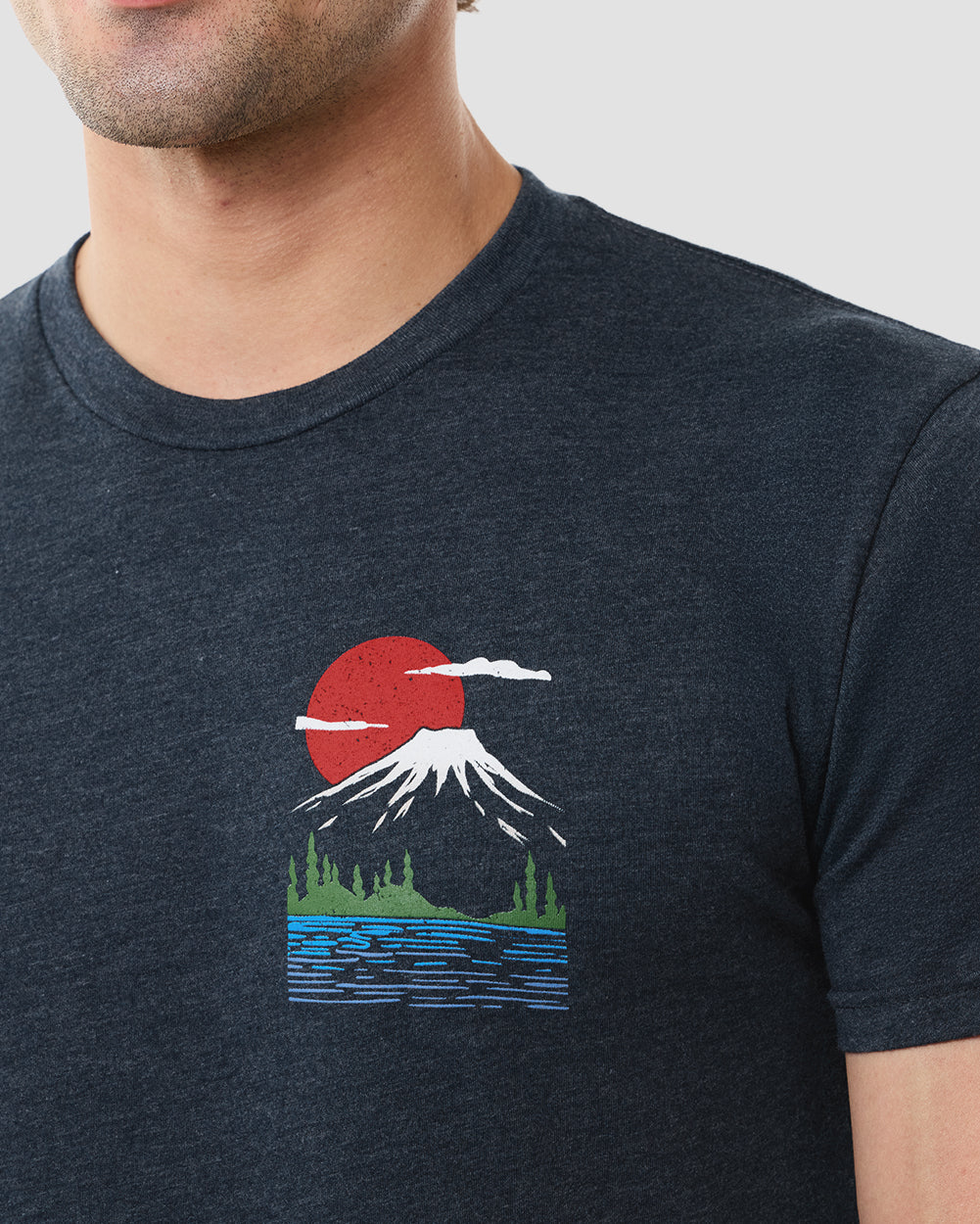 Quiet Horizon Tee-Navy-Regular-Detail--Chase---M
