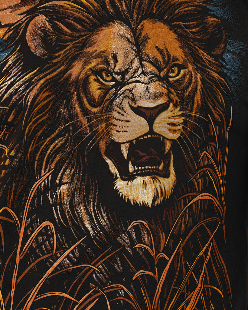 Savanna King Glow-in-the-Dark Tee-Black-Regular-Detail--Nico---L