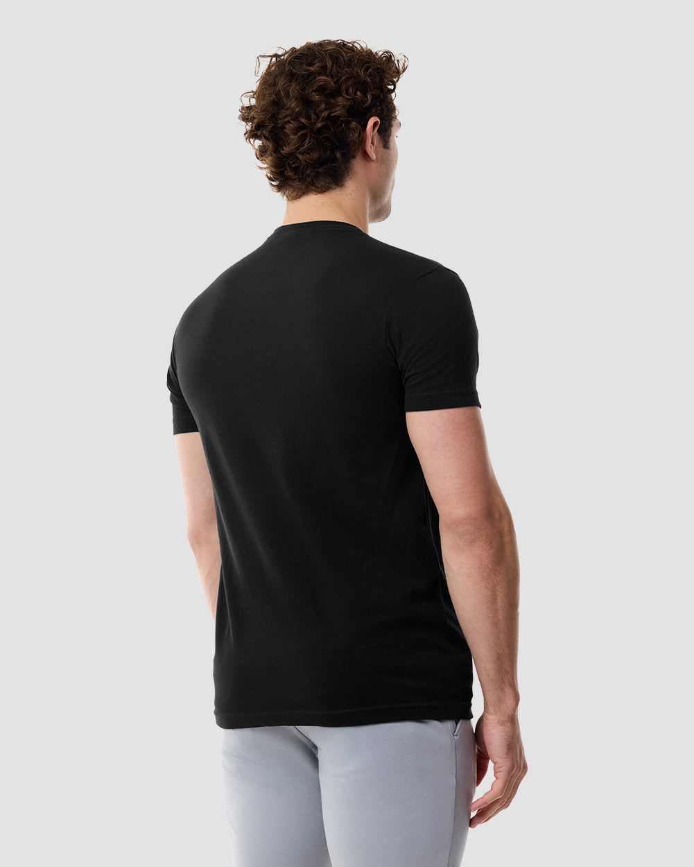 Shadow Suit Tee-Black-Regular-Back--Model---L