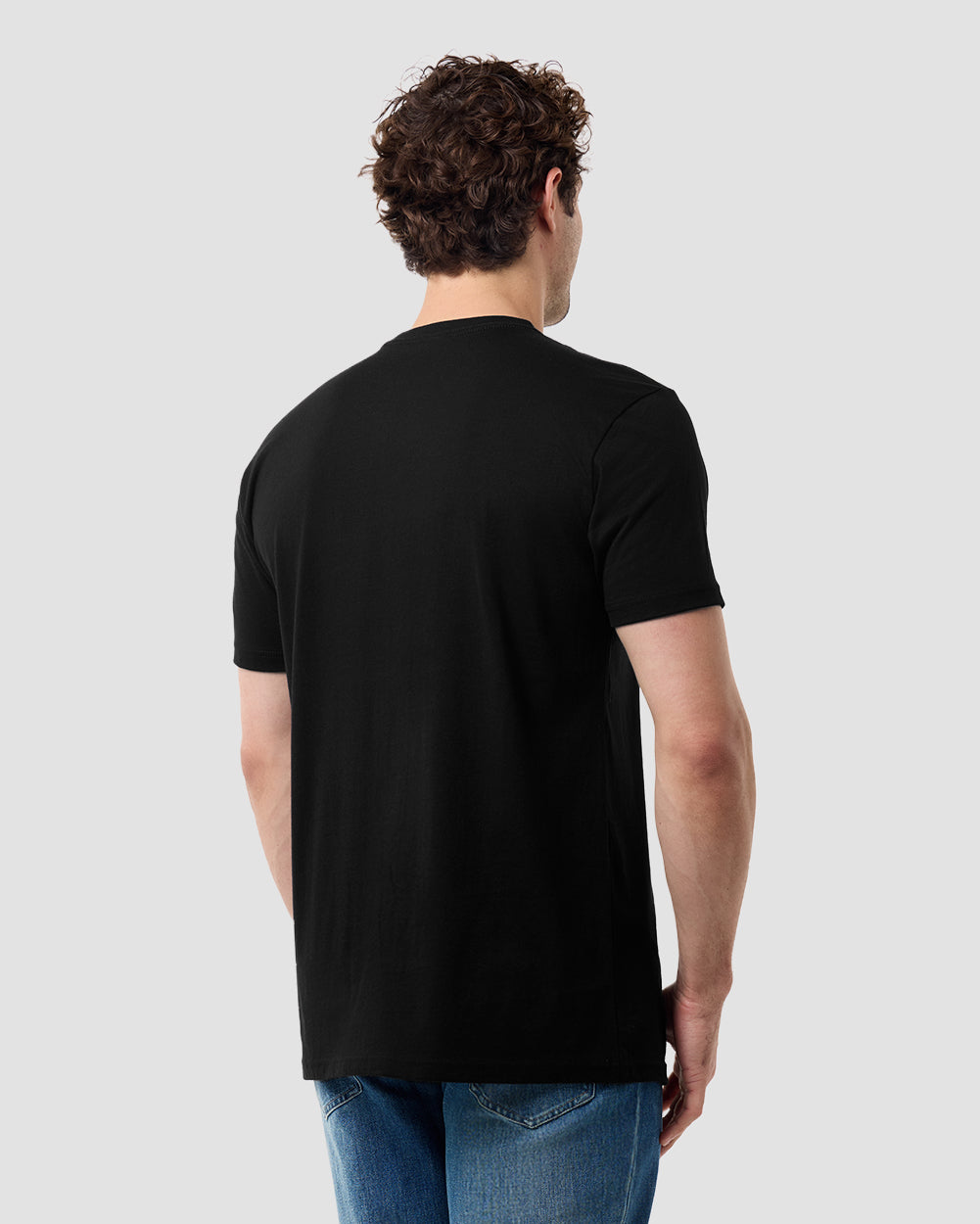 Solar Decay Glow-in-the-Dark Tee-Black-Regular-Back--Model---L