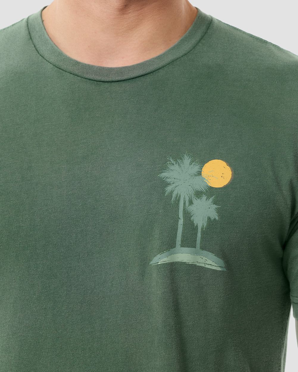 Sunlit Palms Vintage Tee-Vintage Royal Pine-Regular-Detail--Chase---M