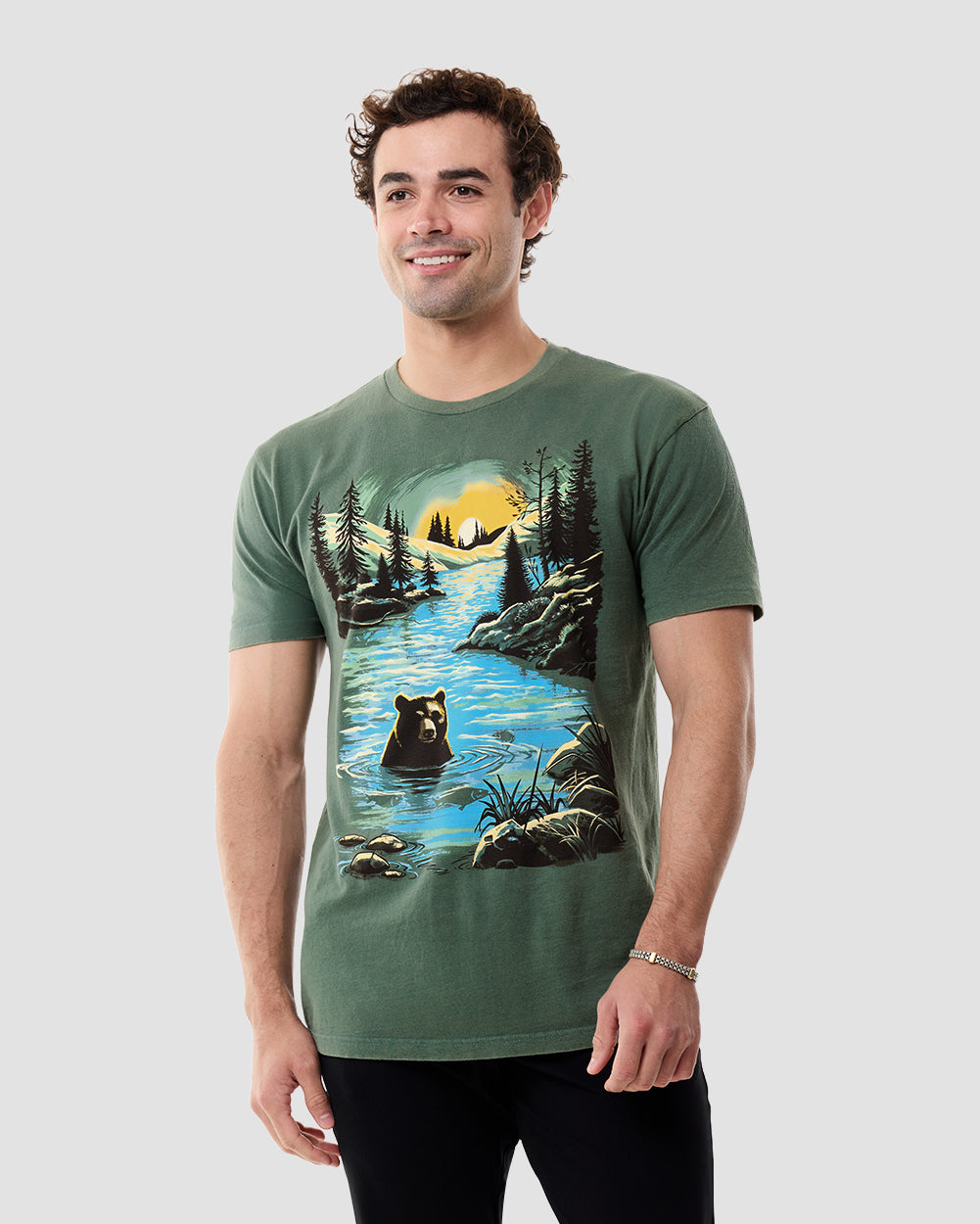 Wild Current Vintage Tee-Vintage Royal Pine-Regular-Front--Chase---M