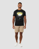 River Dawn Tee-Black-Regular-Front--Nico---L