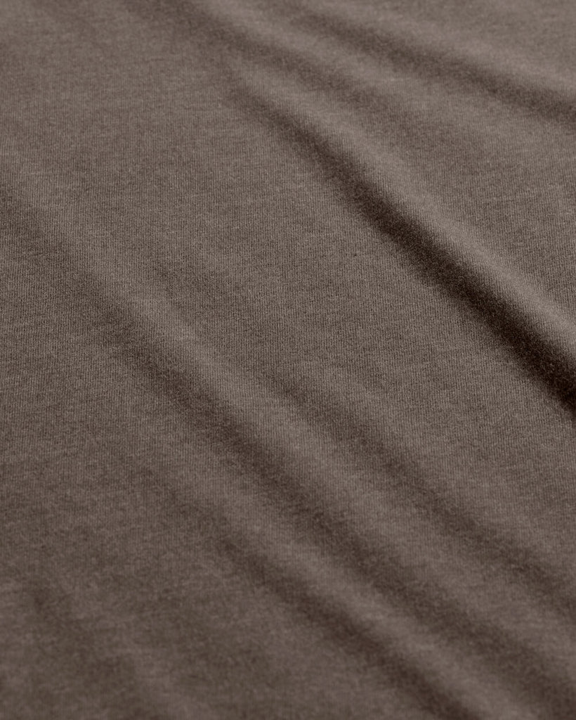 Long Sleeve Henley Tee - Branded-Brown-Macro