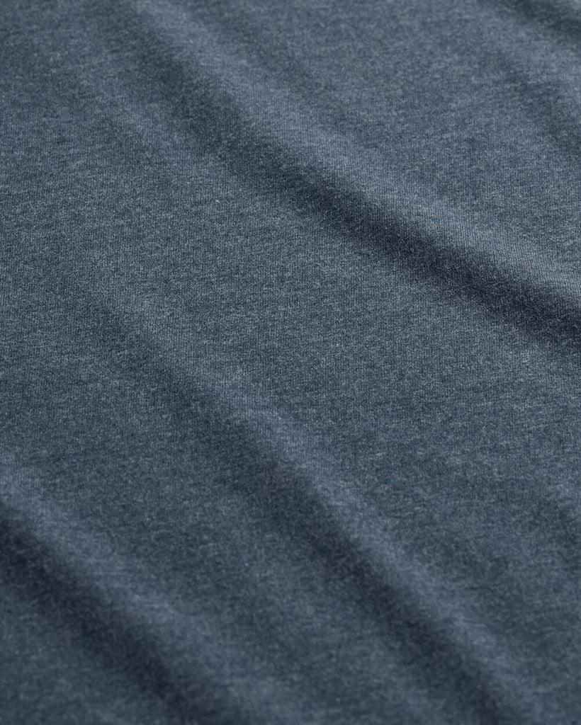 Long Sleeve Henley Tee - Branded-Navy-Macro