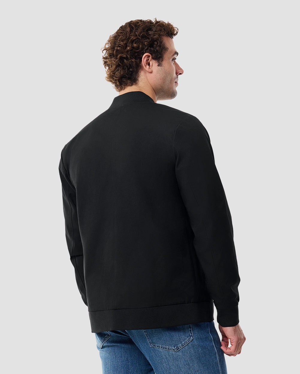 Heritage Bomber Jacket-Black-Regular-Full--Back---M