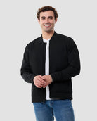 Heritage Bomber Jacket-Black-Regular-Front--Chase---M