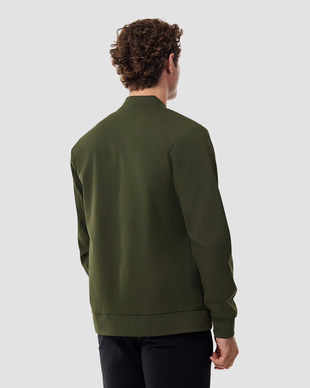 Heritage Bomber Jacket-Midnight Olive-Regular-Back--Chase---M