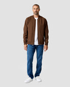 Heritage Bomber Jacket-Brown-Regular-Full-Zac---L