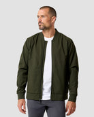 Heritage Bomber Jacket-Midnight Olive-Regular-Front--Zac---L